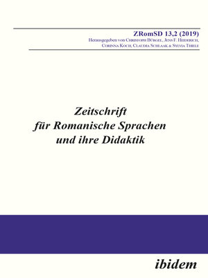 cover image of Zeitschrift für Romanische Sprachen und ihre Didaktik